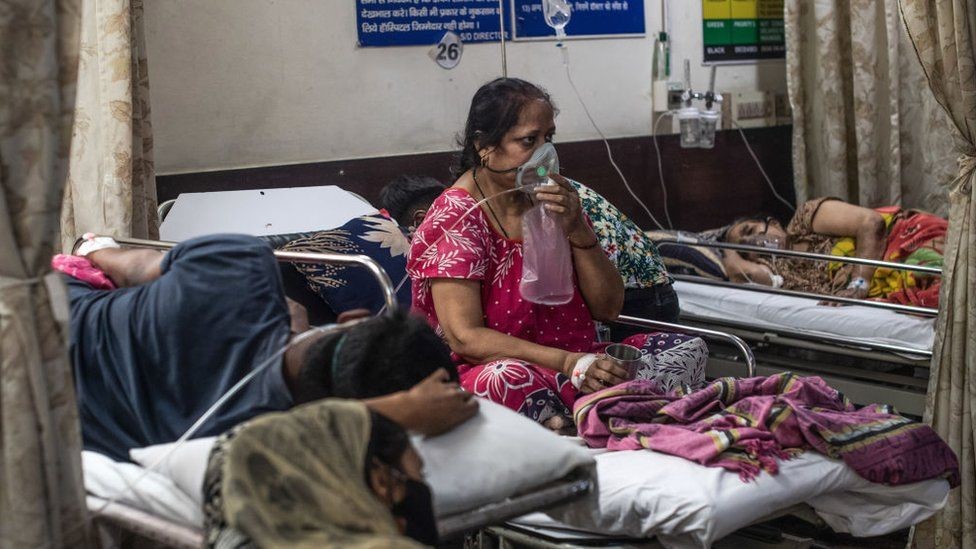 مصابون بكوفيد-19 في الهند