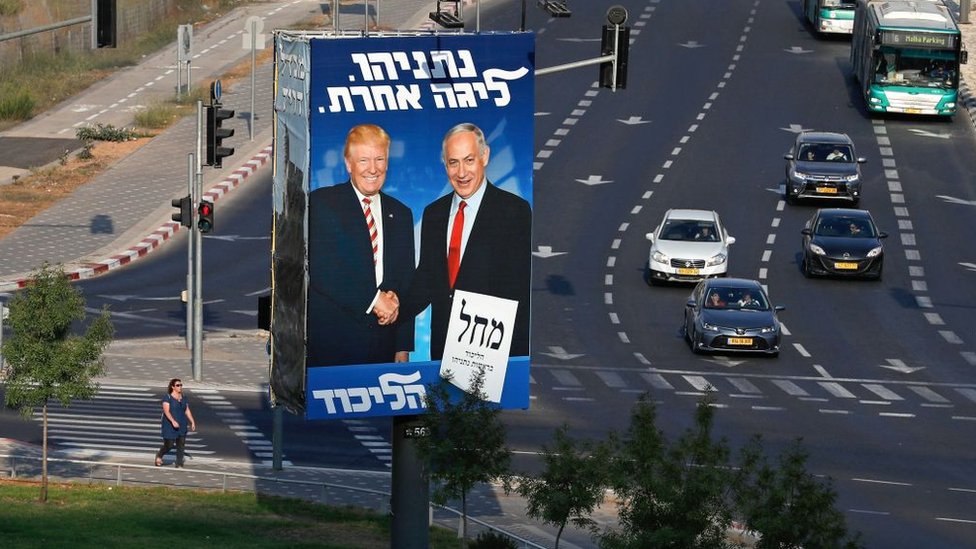 Likud Partisi'nin afişi