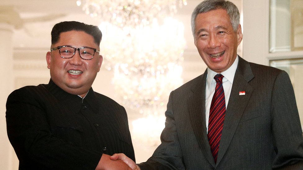 Lee Hsien Loong dan Kim Jong-un