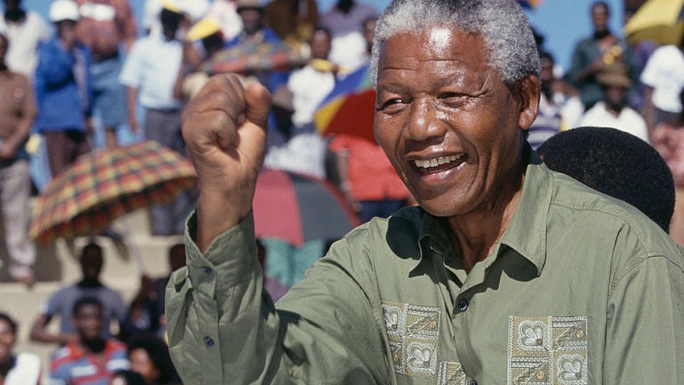 Нельсон Мандела в предвыборной кампании