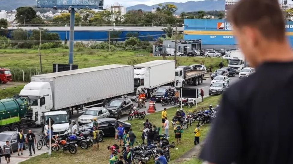 Bloqueio de rodovia