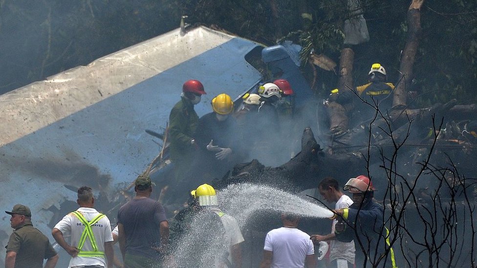 Avión siniestrado