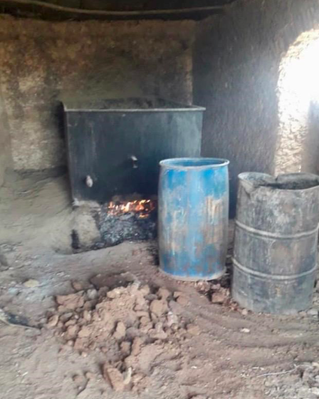 Around 300 suspected labs were found by researchers in Bakwa district alone