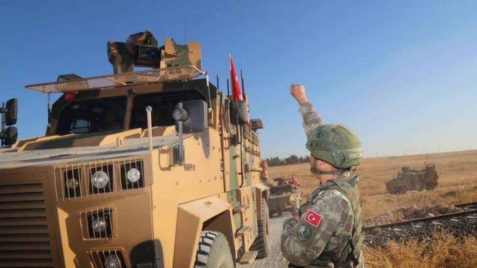 Fuerzas turcas en Tal Abyad