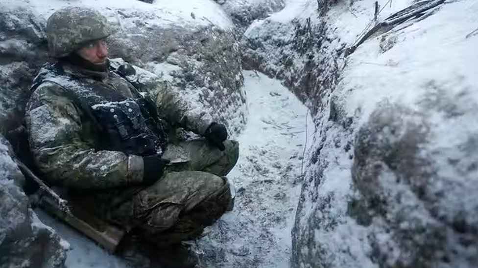 soldado ucraniano en Donbás