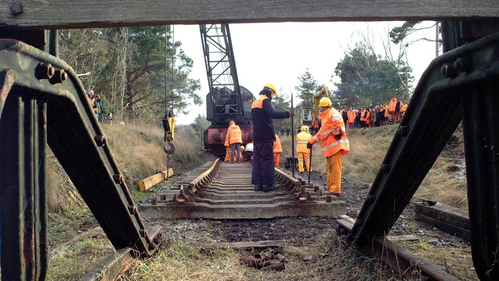 На Swanage Railway прокладывают новый путь