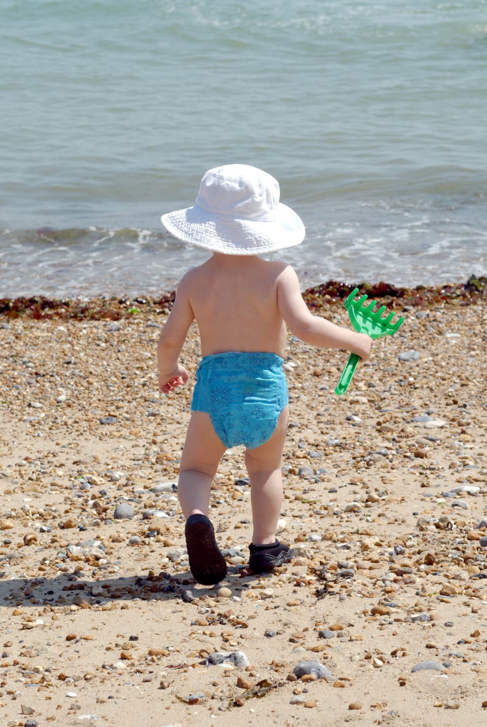 dete, plaža, sunčanje, bebe, beba