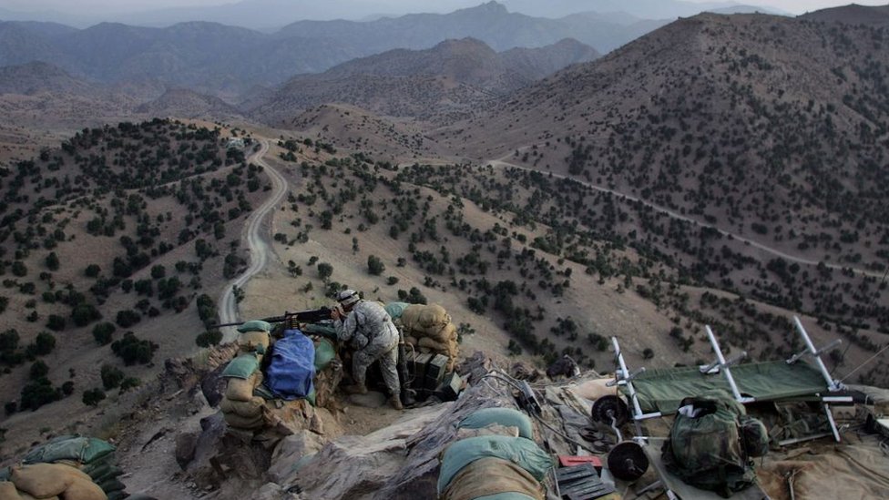Montañas de Afganistán, cerca de la frontera con Pakistán.