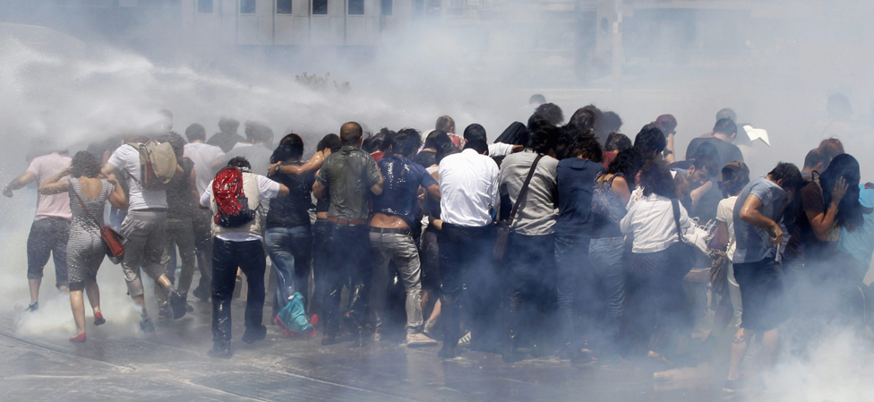 Столкновение в парке Гези, 31 мая 13