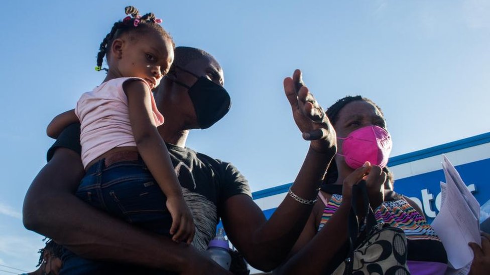 Haitianos en Del Río