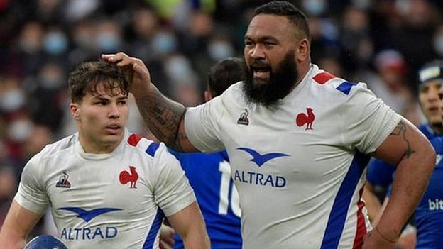 Uini Atonio: France's 23st, Shakespeare-quoting prop - BBC Sport