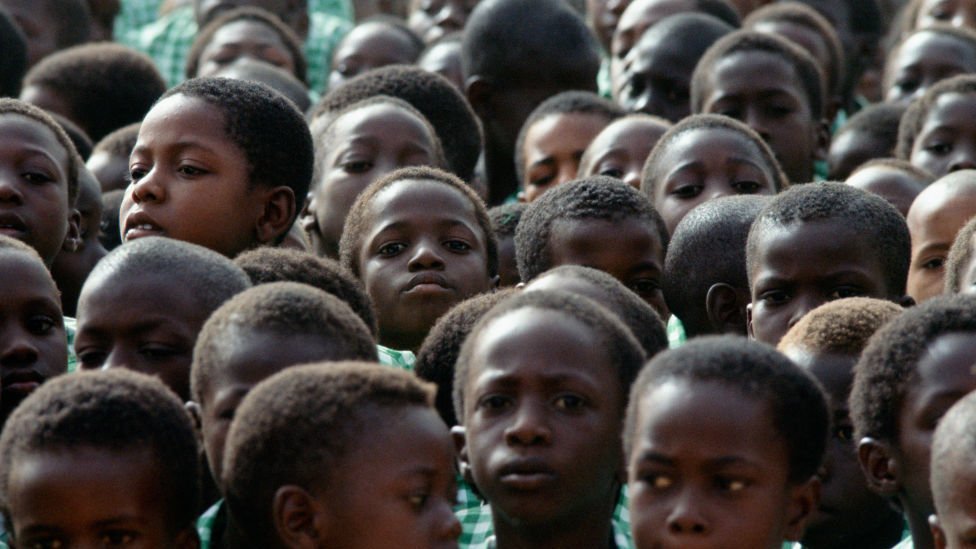 Niños africanos.