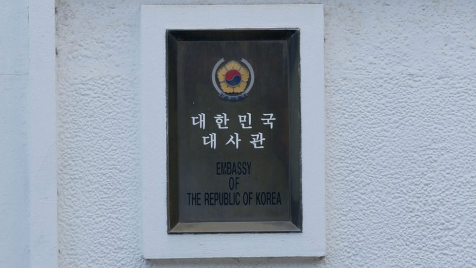 Embajada de Corea del Sur. NO USAR / BBC 