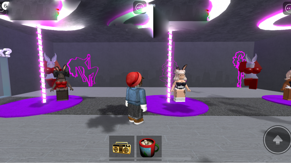 Bir Roblox oyunundan ekran görüntüsü