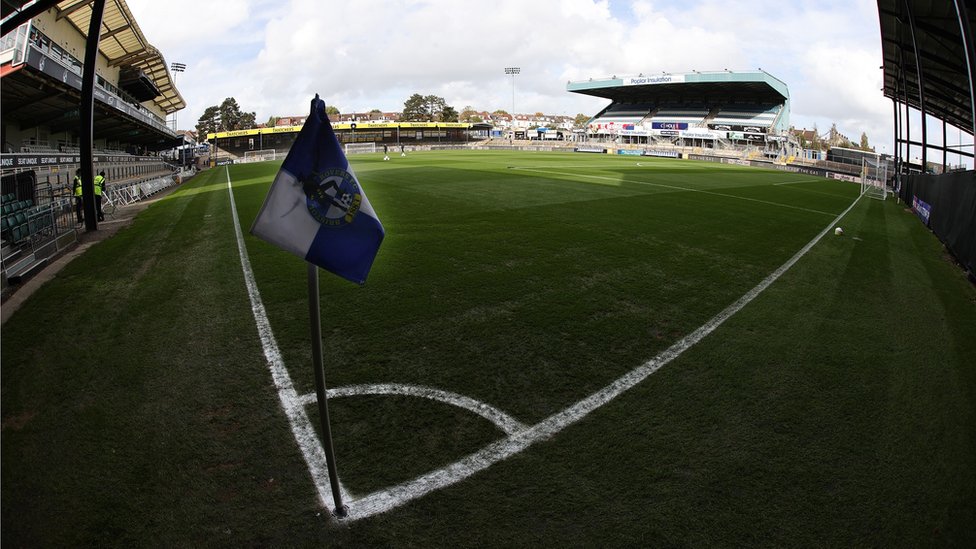 Bristol Rovers v Cheltenham racist abuse investigated - BBC News