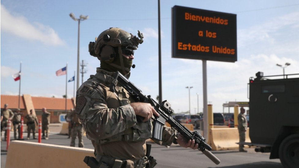 Tropas en la frontera: así es el despliegue que ordenó Trump en la frontera  con México por la caravana de inmigrantes - BBC News Mundo