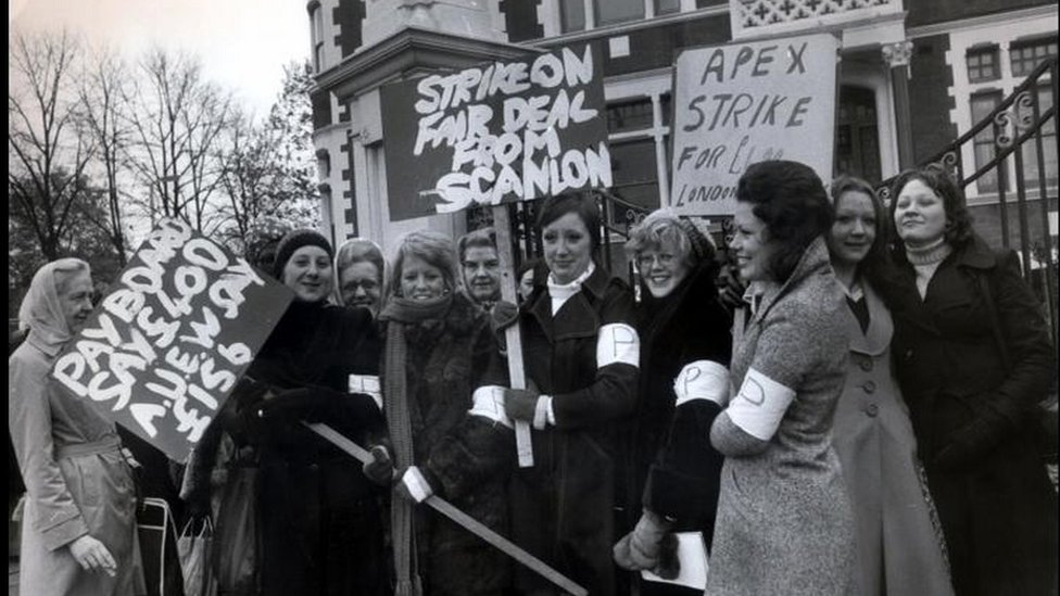1974年倫敦幾個工會聯合組織罷工