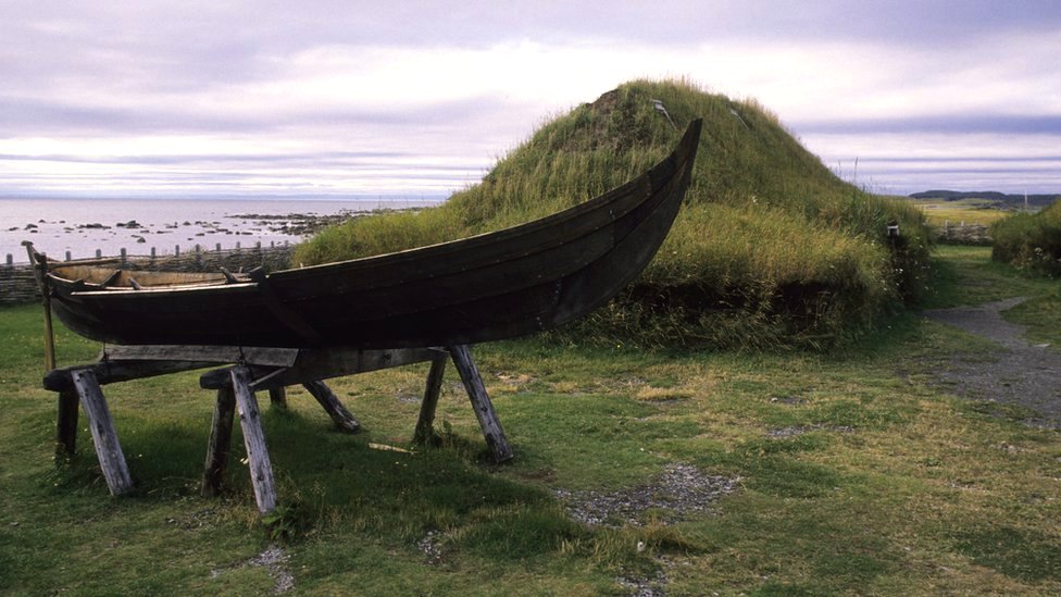 Replika L'Anse aux Meadows, Newfoundland, Kanada