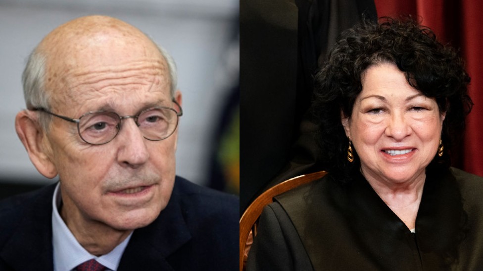 Stephen Breyer y Sonia Sotomayor