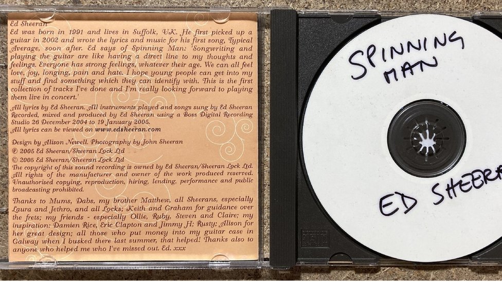 Неизданный компакт-диск Эда Ширана.