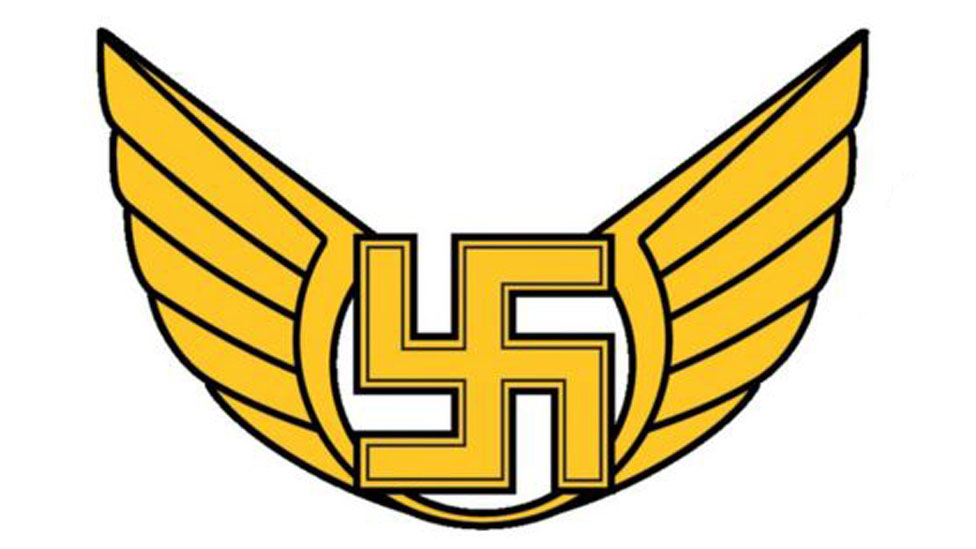 El viejo emblema del Comando de la Fuerza Aérea de Finlandia (FAF)