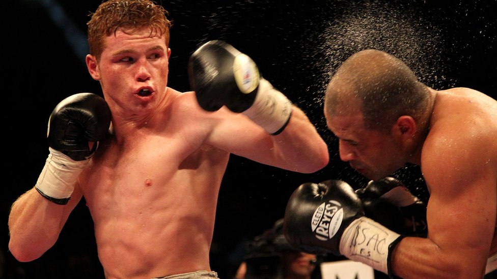 "Canelo" genera opiniones encontradas sobre su calidad como boxeador. Álvarez contra Cotto en 2010