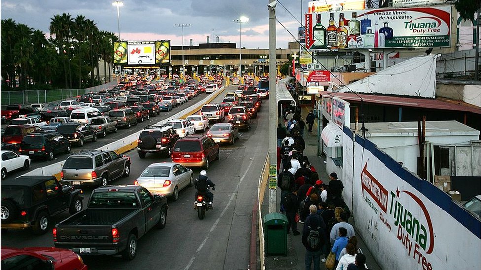 La frontera de Tijuana