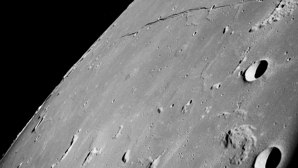 Los miembros del Apolo 8 fueron los primeros en ver el lado oculto de la Luna.
