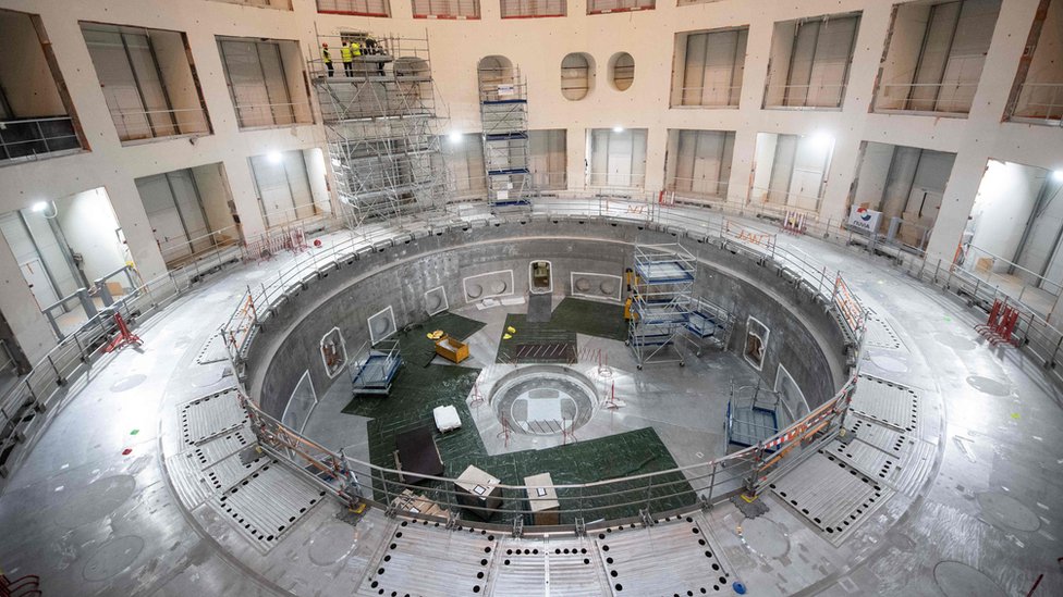 Construcción del tokamak de Iter