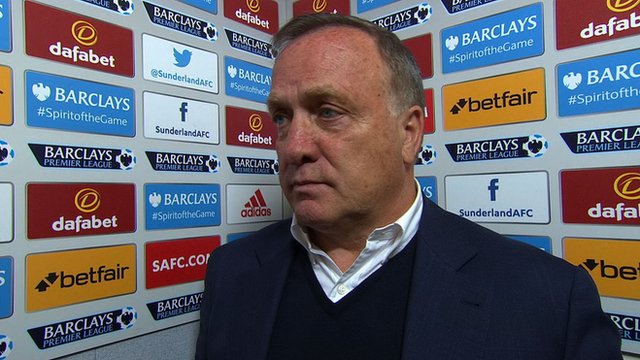 Sunderland 1-3 Norwich: Advocaat says everyone to blame for loss