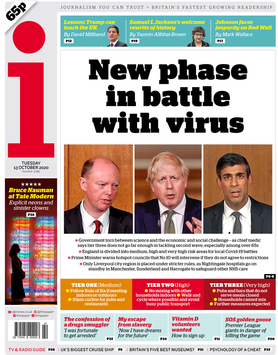 i front page 13/10/20