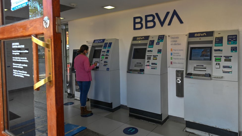Cajero BBVA en Mexico