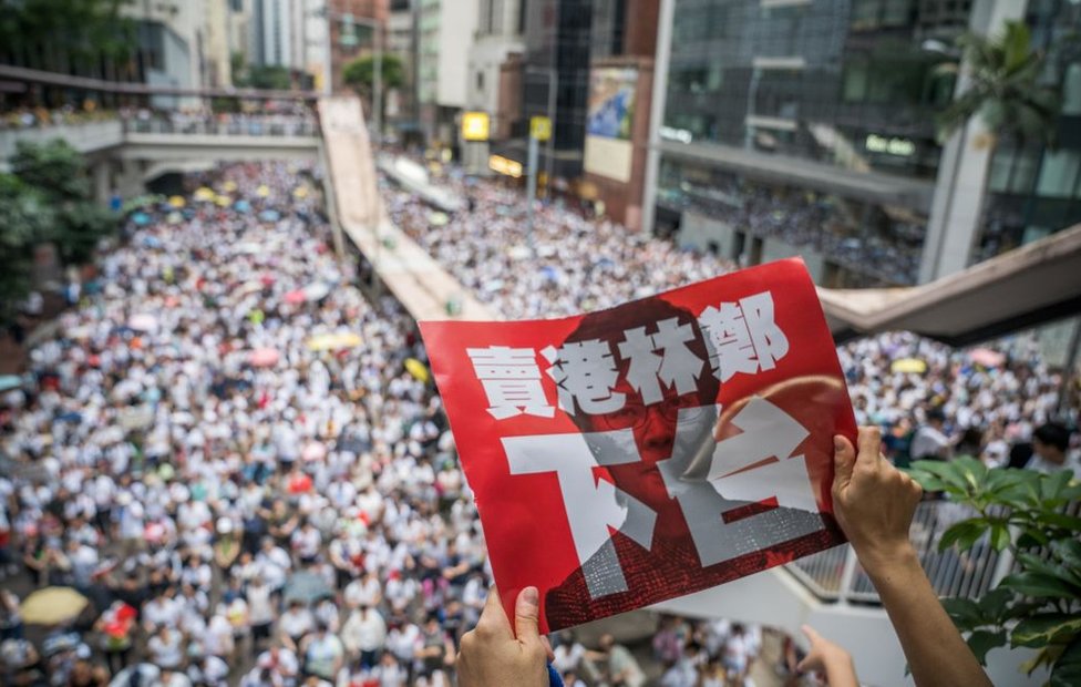 Protestas de Hong Kong.