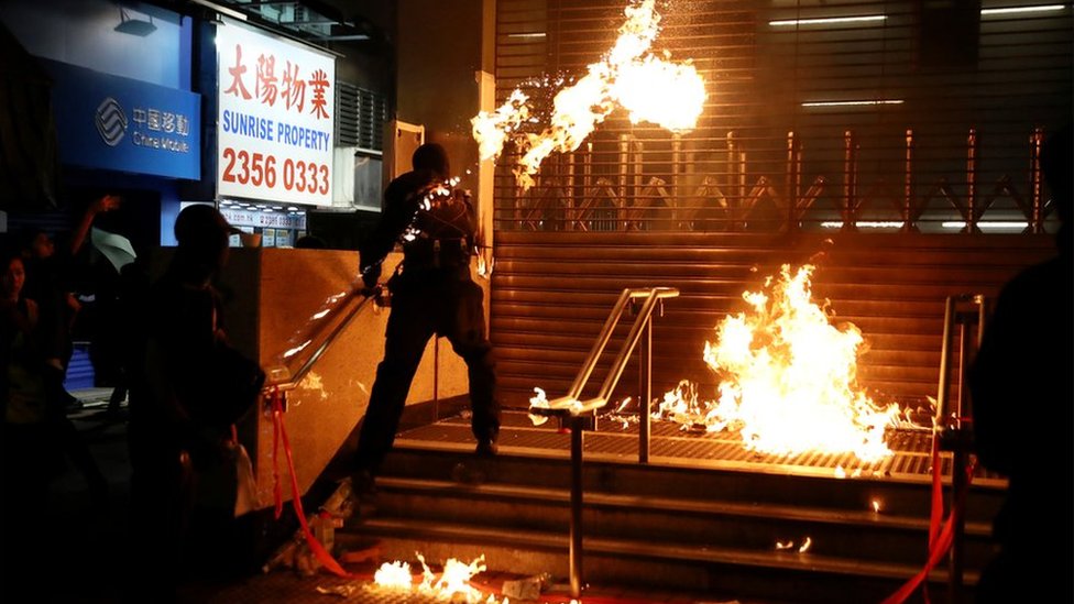 張宇人認為即使新型冠狀病毒疫情結束，暴力示威就會重臨，繼續打擊香港經濟。