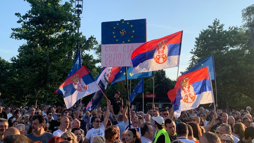 protest, Beograd, Srbija protiv nasilja