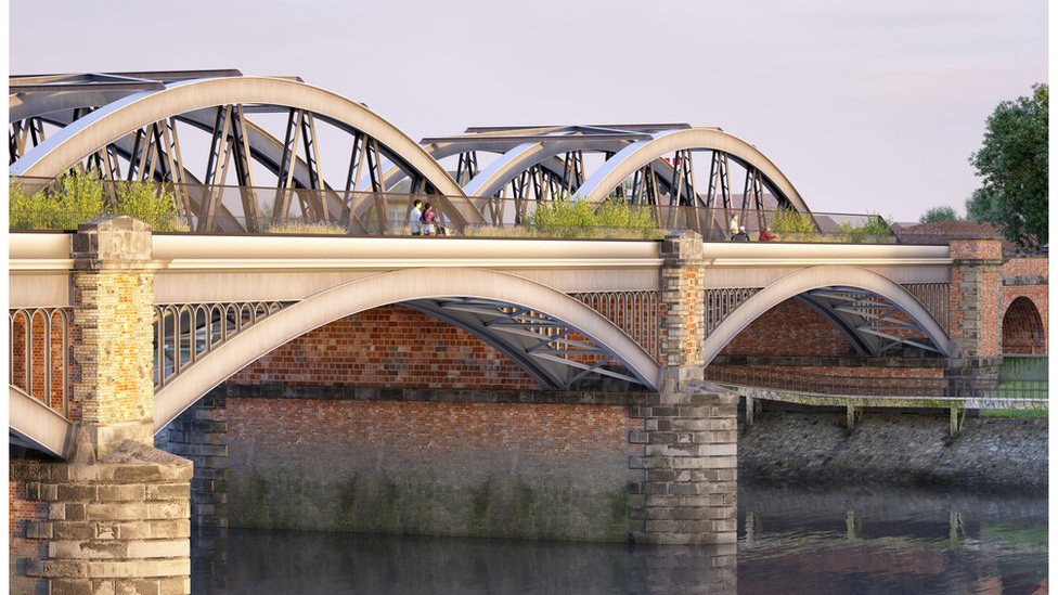 Barnes Bridge Unused Thames structure could become garden walkway