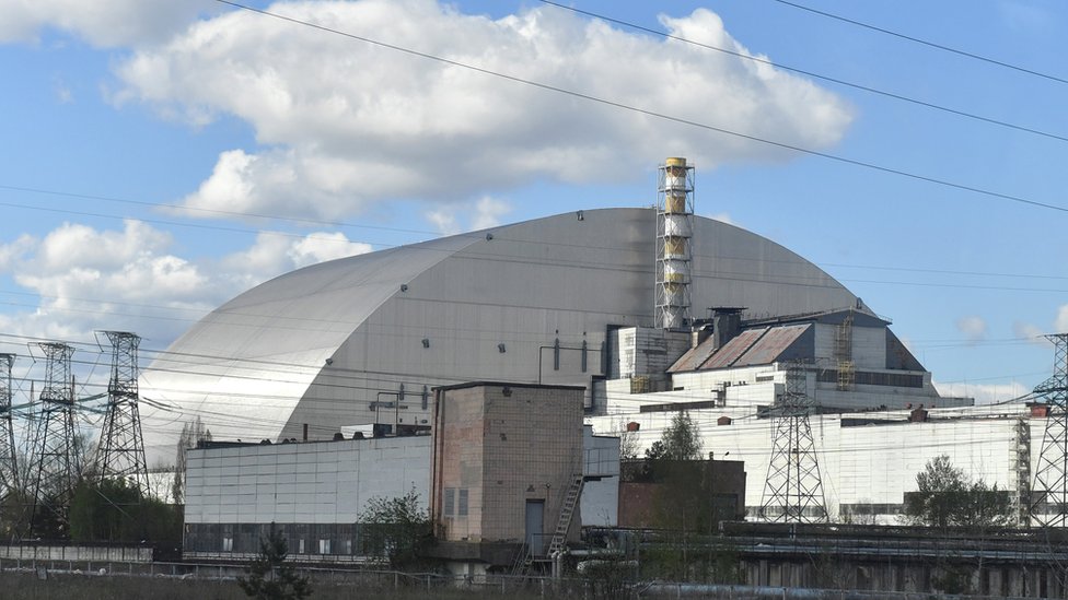 Planta nuclear Chernóbil, Ucrania.