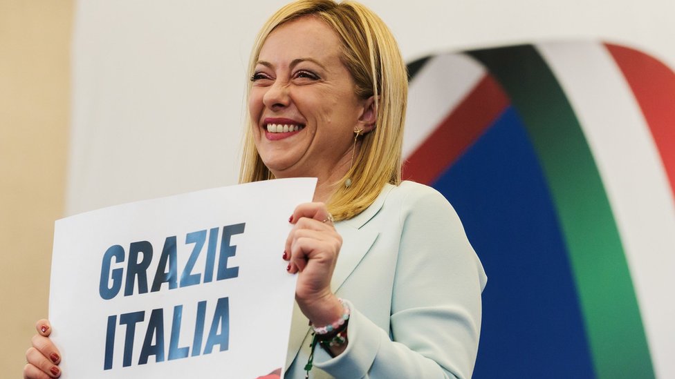 جورجيا ميلوني زعيمة حزب "إخوة إيطاليا"