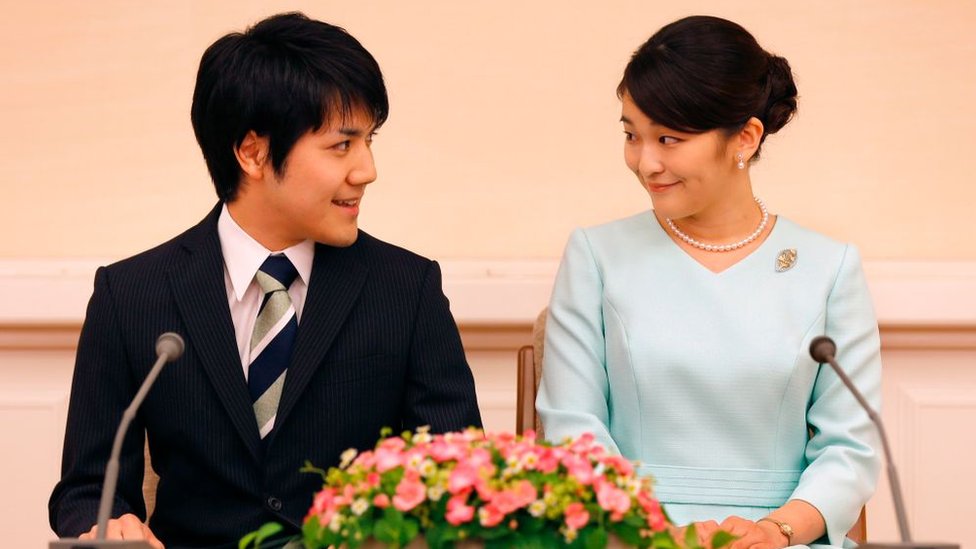 Princess Mako and Kei Komuro announced their engagement in 2017