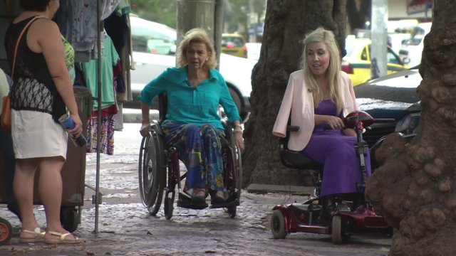 Using a wheelchair in Rio