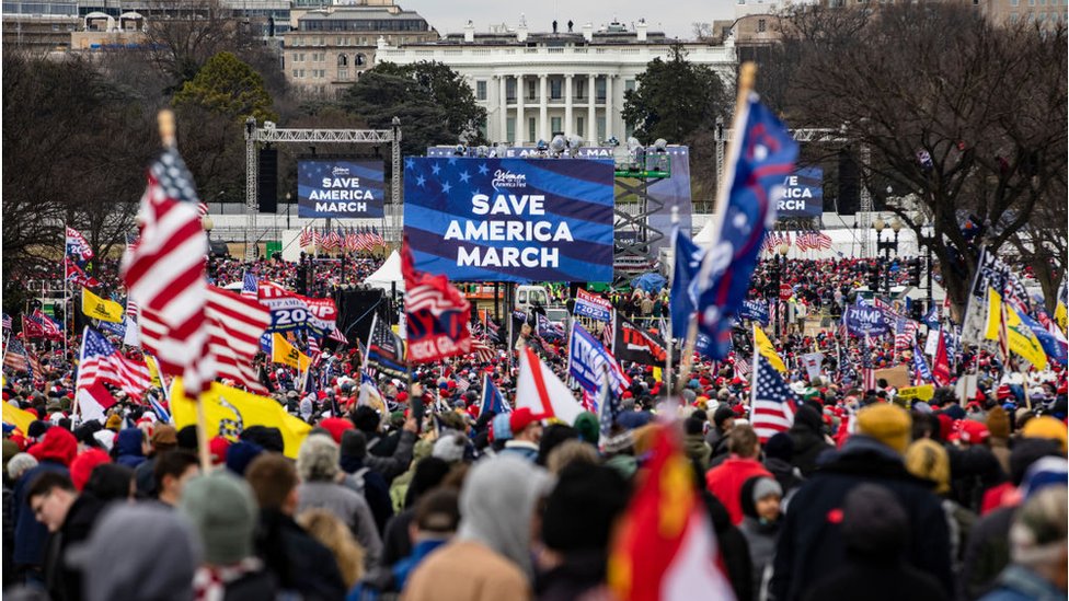 Un mitin de Trump en DC