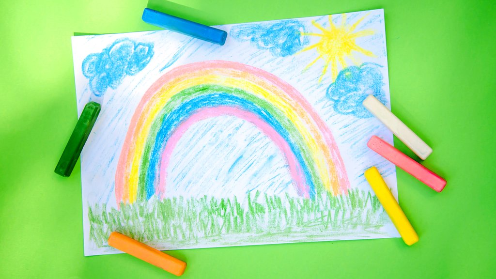 Rainbow Drawing .de Color, congrats, child, text, by png | PNGWing