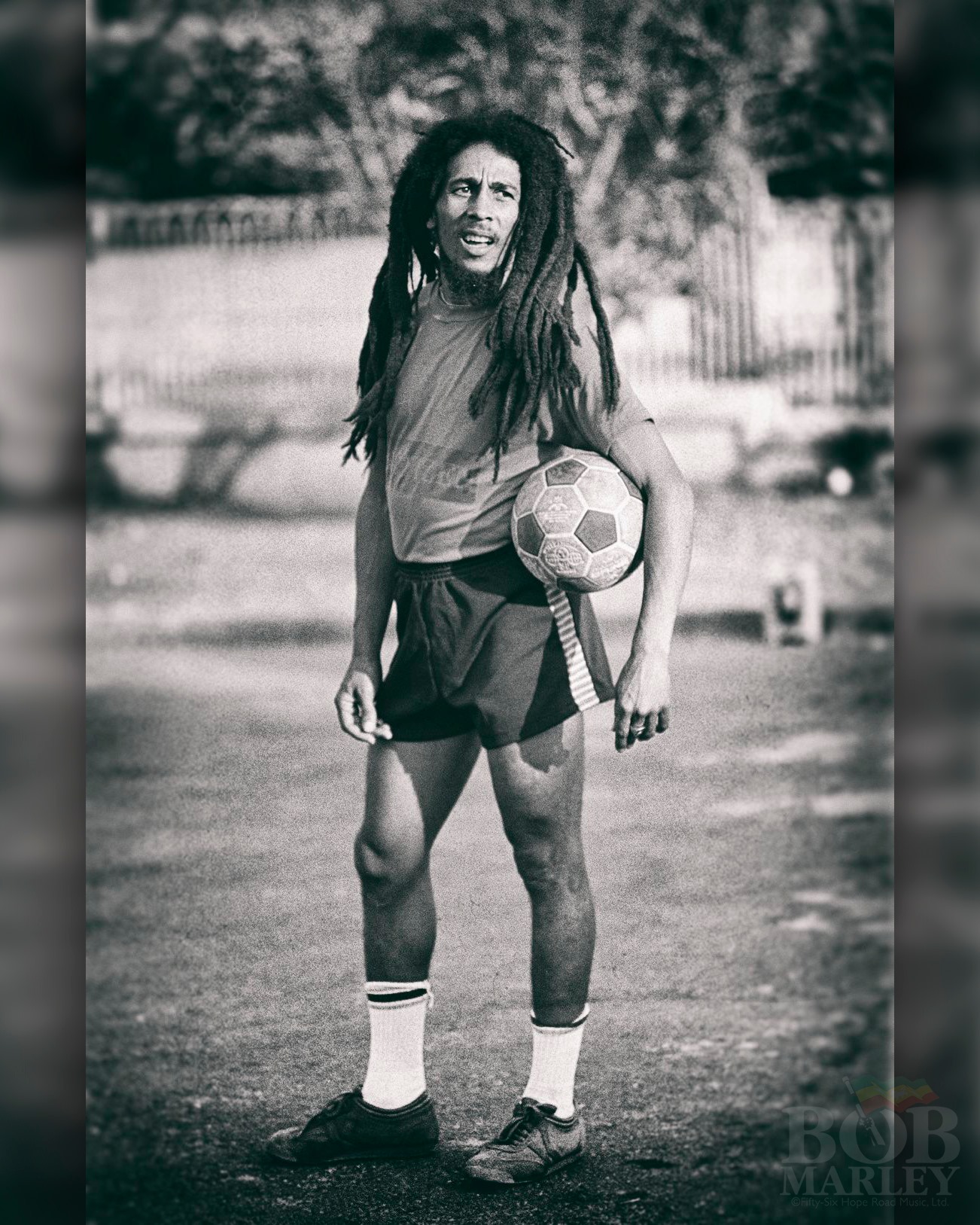 Bob Marley no gramado