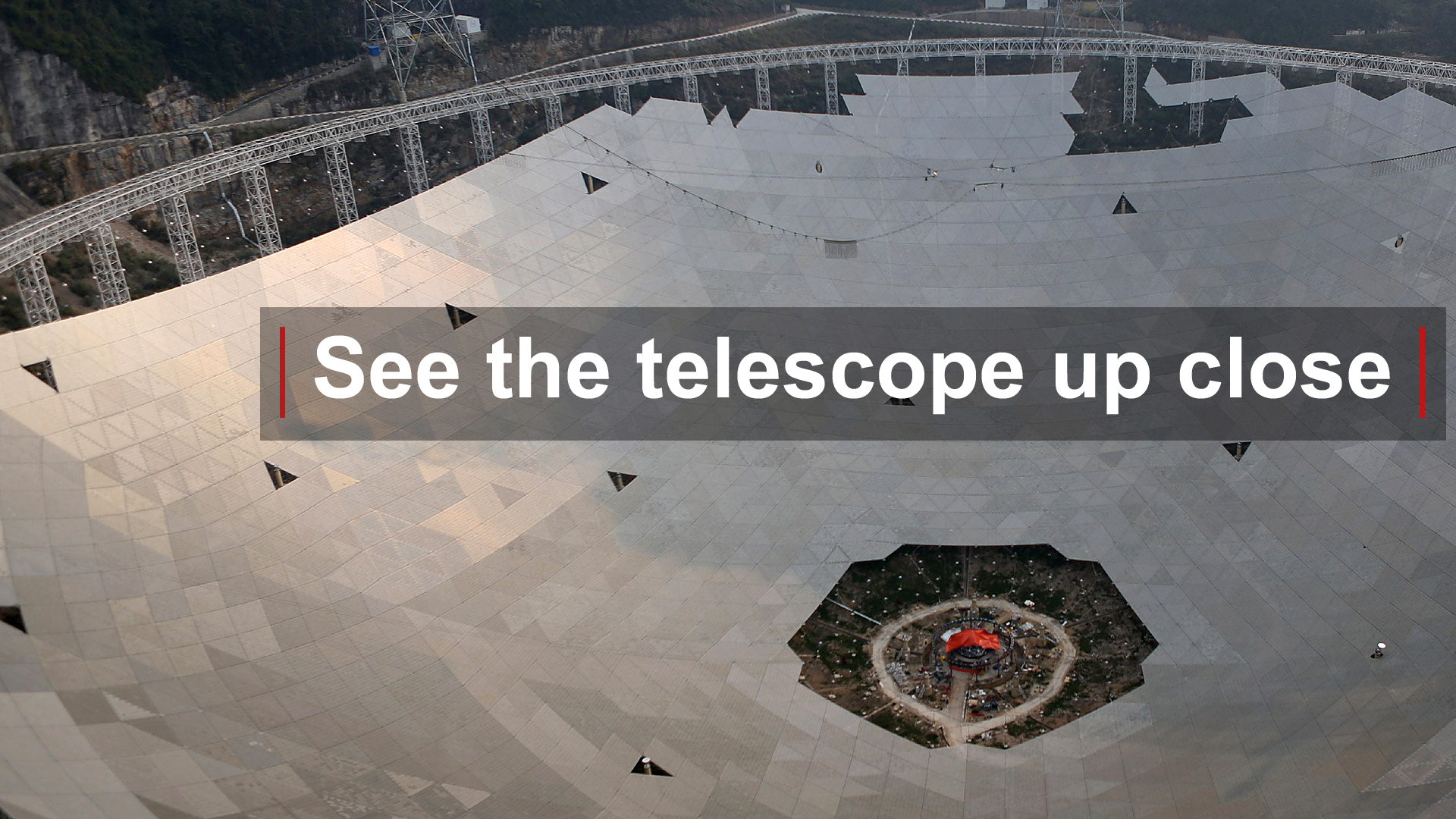 Building the world's largest radio telescope BBC News