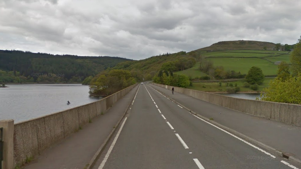 Snake Pass Section of A57 closed after landslip BBC News