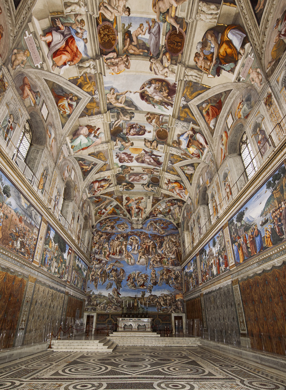 Виртуальный тур дает вам возможность полюбоваться великолепной Сикстинской капеллой в Ватикане, включая потрясающе красивый потолок Микеланджело
