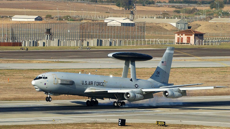 Los poderosos aviones radar Awacs estadounidenses han usado la base de Incirlik en sus operaciones en Medio Oriente.