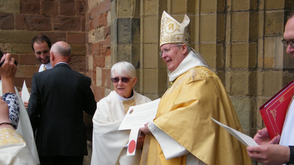 Преподобный Шоттон с епископом