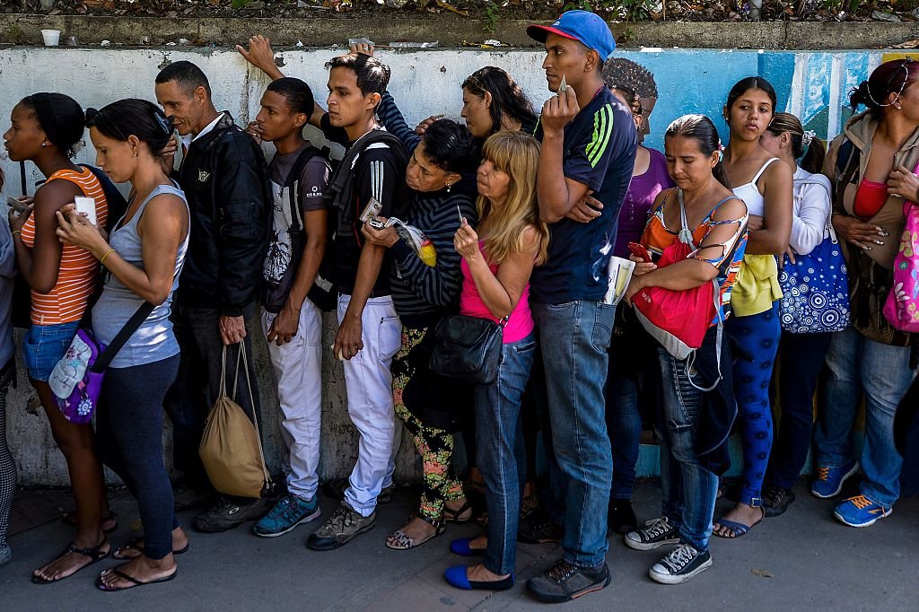 fila en Venezuela