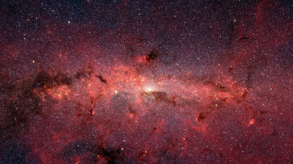 NASA photo of the Milky Way core